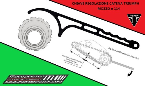 Chiave regolazione catena - regolazione,