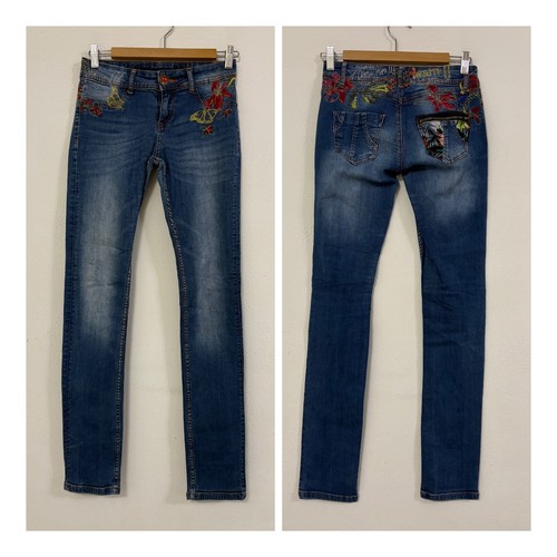 Desigual jeans ricami - jeans,