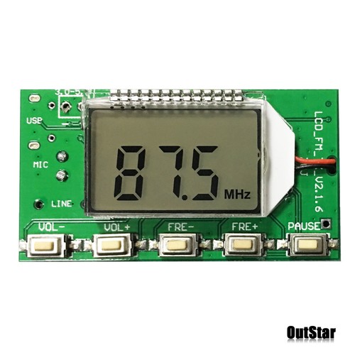 Stereo 108mhz modulo tx - stereo, 76-108mhz