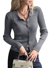 Cardigan camicia donna manica