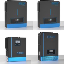 Inverter ibrido EDECOA 12V 24V 48V 1KW-6,2KW inverter solare sinusoidale PRO WIFI