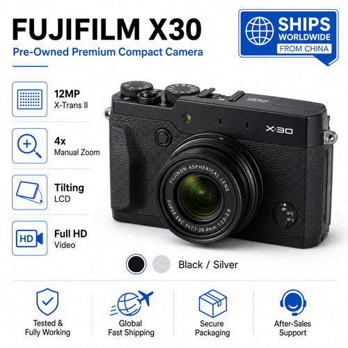 Fuji x30 12mp - x30, zoom
