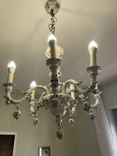 Lampadario Capodimonte 6 braccia