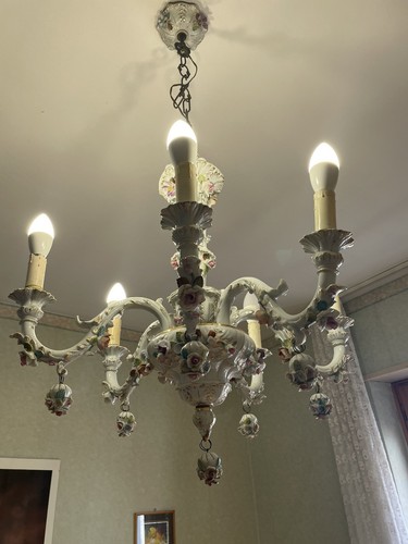 Lampadario capodimonte - lampadario,