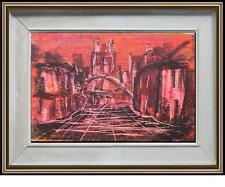 misterioso acquerello d'arte