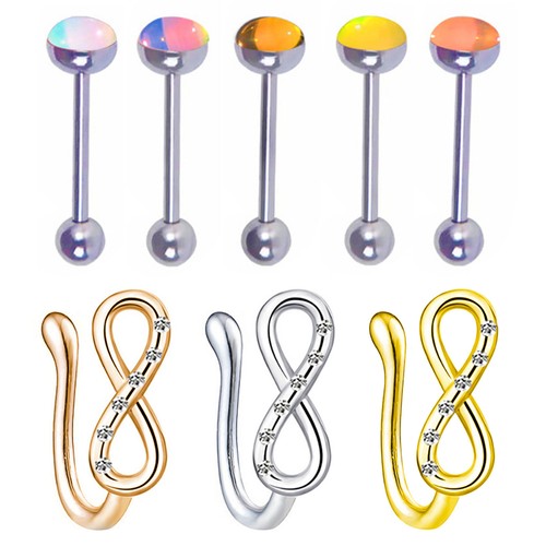 Set pezzi anelli lingua - set, 8