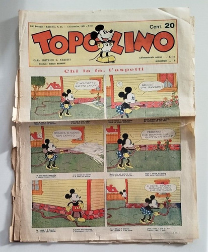 Topolino giornale nerbini 4 - topolino,