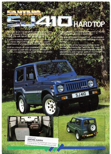 Suzuki sj410 santana hard - sj410, top