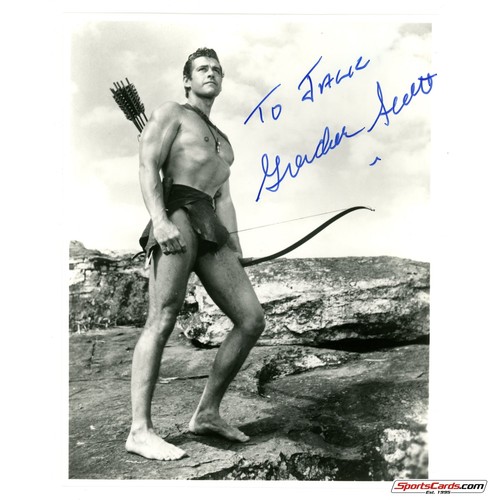 Gordon scott tarzan signed - gordon,