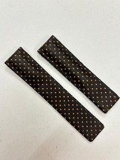 Black & Orange Leather Strap