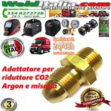 Adattatore raccordo per riduttore pressione CO2  a bombola Argon-Miscela di gas