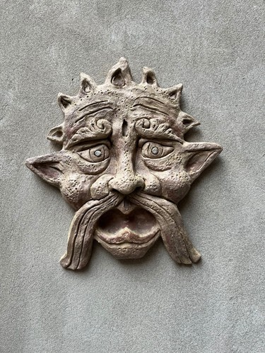 Maschera muro terracotta - muro, in