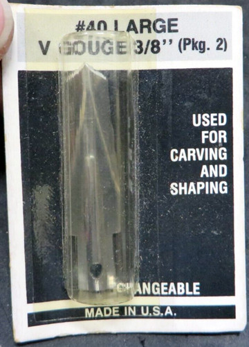 Gouge 8 per intaglio - 3/8",