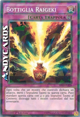 Bottiglia raigeki - raigeki, (raigeki