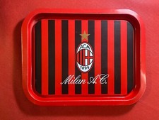 VASSOIO IN METALLO Gadget MILAN A.C. CALCIO 33x26 cm