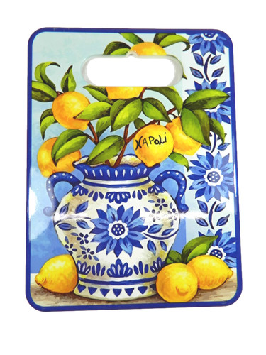 Tagliere cucina con limoni - con,