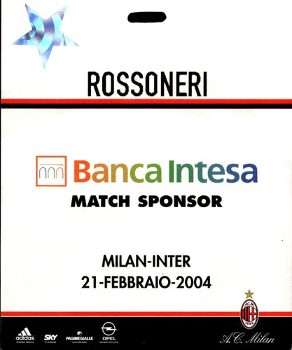 Biglietto stadio milan - milan, inter