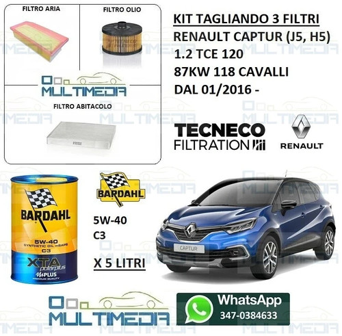 Kit tagliando filtri olio - kit,