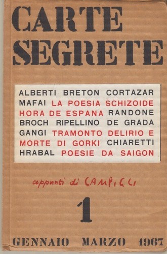 Carte segrete anno 1 - anno, n