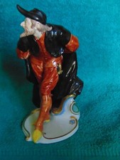 Superbo Nymphenburg Porcellana Commedia Pantalone Statuina Figura Porzellan Fig.