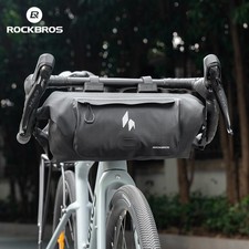 ROCKBROS Borsa Anteriore Bici Completamente Impermeabile Apertura Bifacciale MTB Bici Strada 8L 