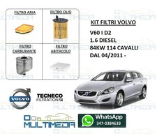 KIT TAGLIANDO FILTRI VOLVO V60