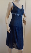 VINTAGE SOTTOVESTE NYLON BLU