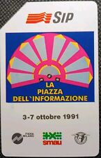 Scheda Telefonica SIP G "Smau - Fiera Milano 1991"