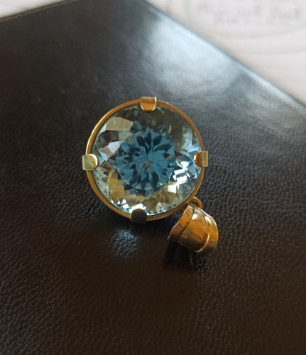 Grande ciondolo oro 18kt e - ciondolo,