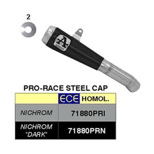 Marmitta ARROW slip-on