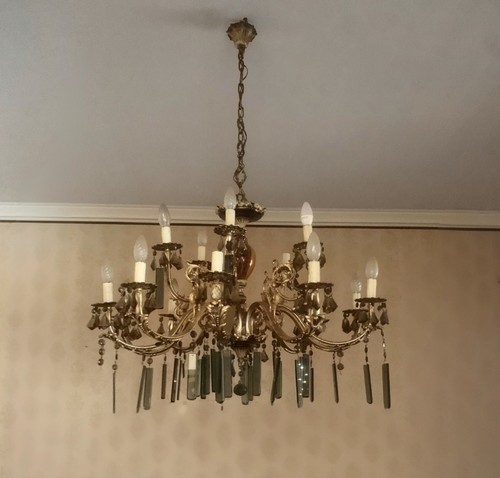 Lampadario classico salone - lampadario,