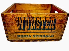 Wunster BIER BIÈRE CERVEZA BIRRA CASSA VINTAGE ARREDO BAR PIZZERIA RISTORANTE