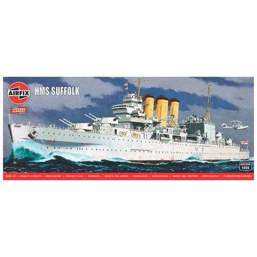 Airfix hms suffolk 600 scale - hms, 1:600