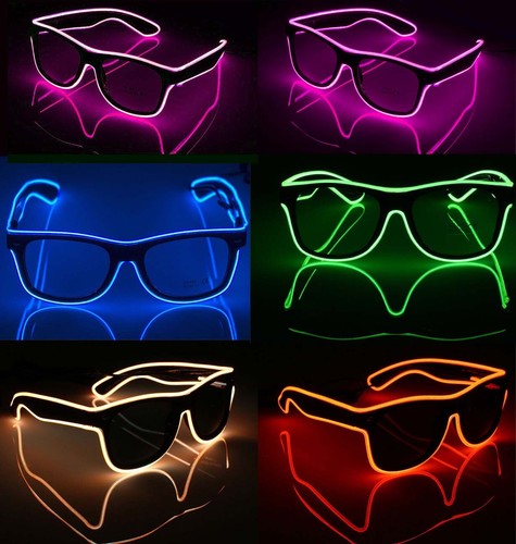 Occhiali neon lampeggianti - occhiali,