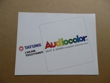 c.1977 Tatung Audiocolor