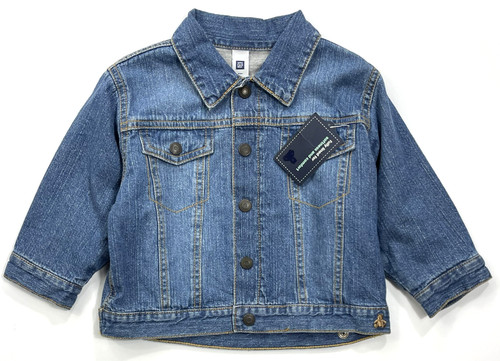 Giacca denim foderata preppy