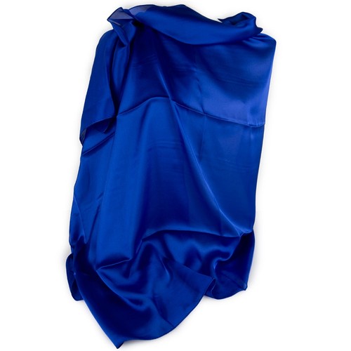 Stola blu elettrico - misto, seta