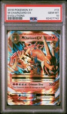 2016 Pokemon M Charizard EX XY Evolutions Holo Ultra Rare #13 PSA 10 Mint 13/100