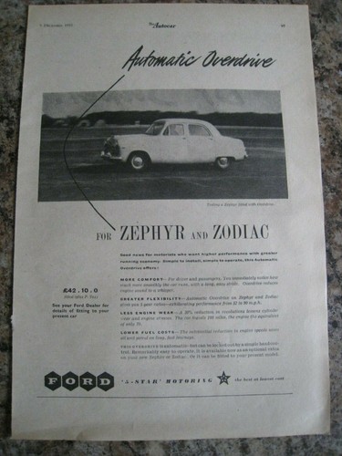 Ford zephyr zodiac automatic - ford,