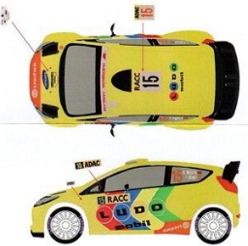 Decal ford fiesta wrc - decal,