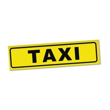 Targa magnetica taxi auto taxi tassista servizio taxi pellicola magnetica idea regalo