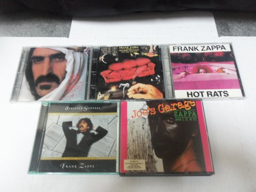 Frank zappa lot 5 cds - zappa,