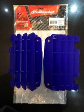 YAMAHA YZF 450 YZF450 2010-2013 POLISPORT PARALUCE RADIATORE PROTEZIONI RUOTA BLU 