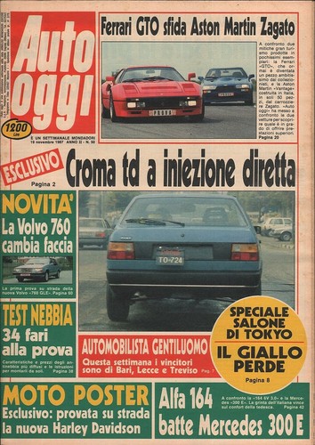 Rivista auto oggi - rivista, anno