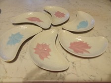 LOTTO SET servizio 6 OVALINE PIATTI VERDURE ANTIPASTO CERAMICA GALVANI PORDENONE