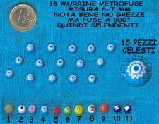 15 murrine di murano cotte