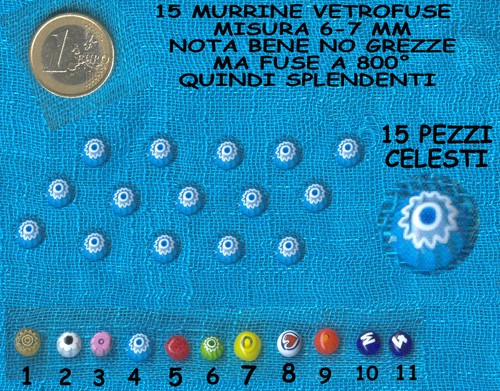 Murrine murano cotte - 15,