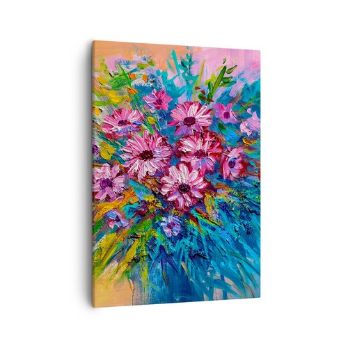 Quadro tela 50x70cm bouquet - su,