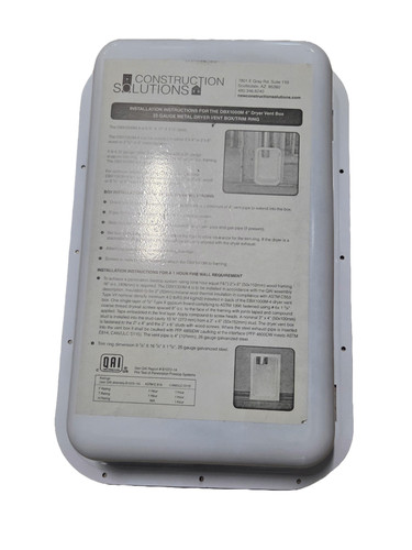 Scatola sfiato asciugatrice - , 4"