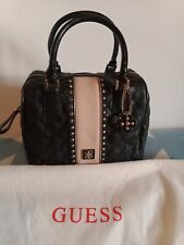 GUESS borsa vintage ( Bauletto con tracolla) nero/beige